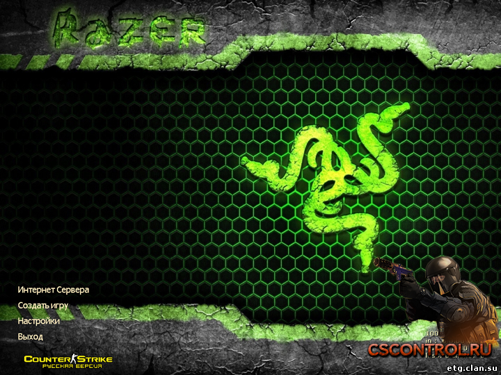 Тема Razer для Counter-Strike 1.6